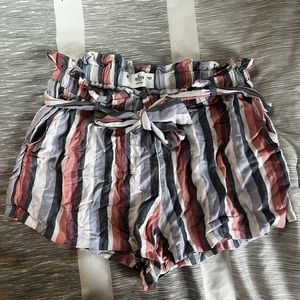 Hollister paper bag shorts